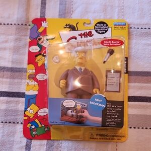 Playmates Simpsons Kent Brockman Action Figure